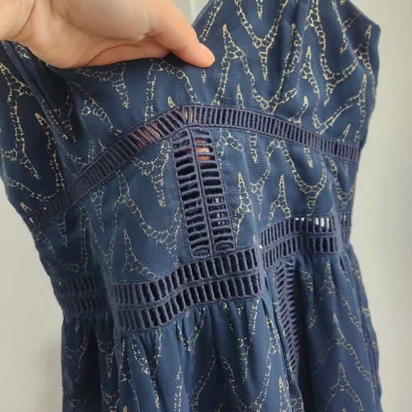 Revolve NBD Miley Dress Fit N Flare Navy Small - Picture 5 of 12